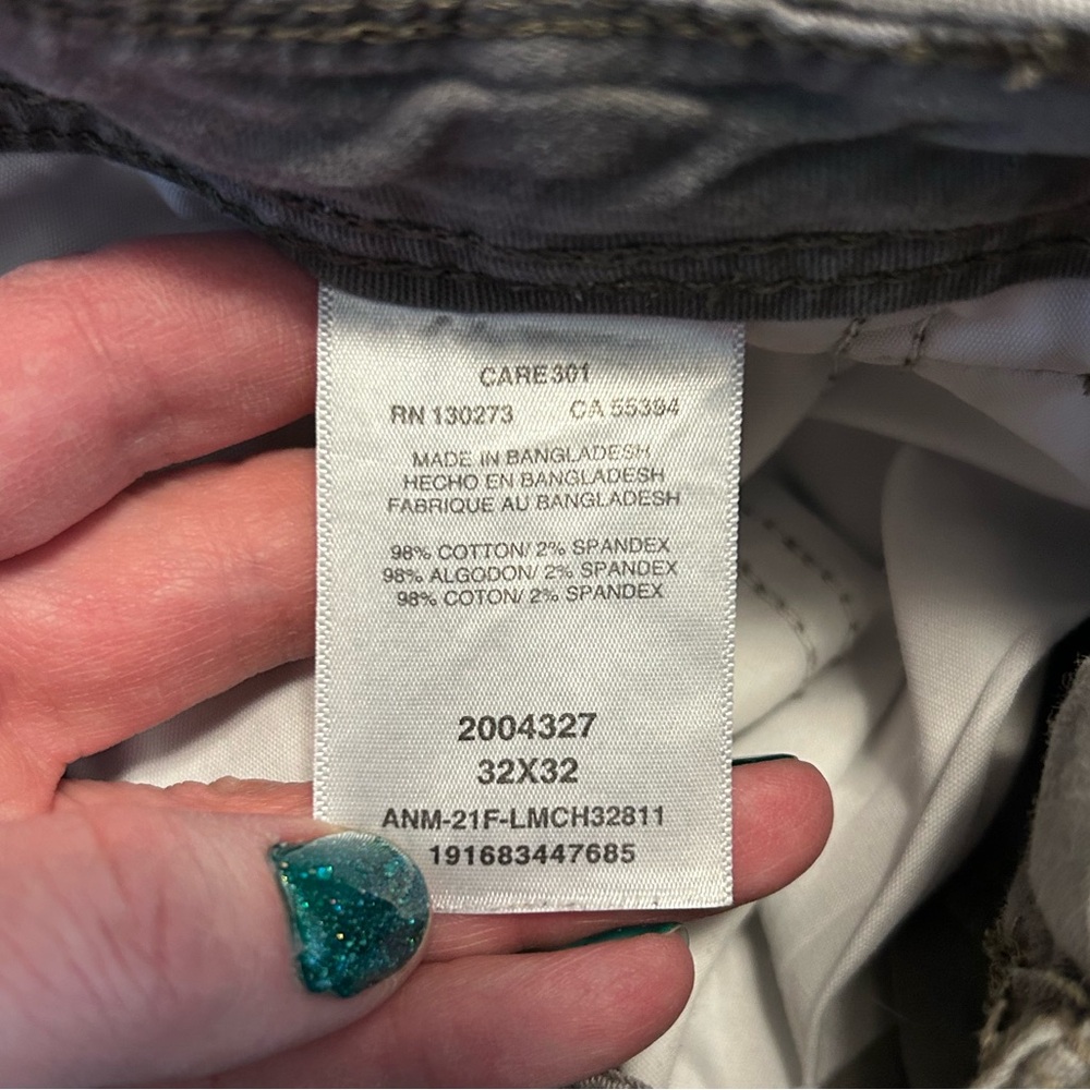 LEE Cargo Workwear Trousers Grey Mens W32 L32 - Picture 8 of 8